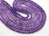 Amethyst Gemstone Beads, 4mm, Round